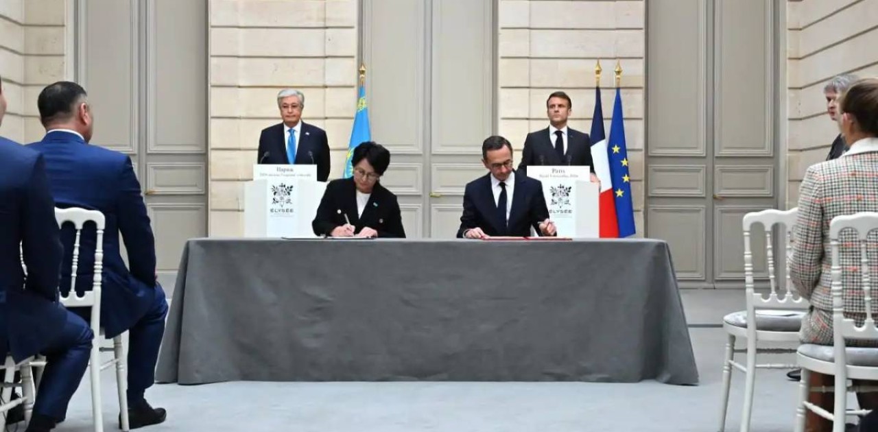 Қазақстан мен Франция Президенттері бірлескен декларация қабылдады