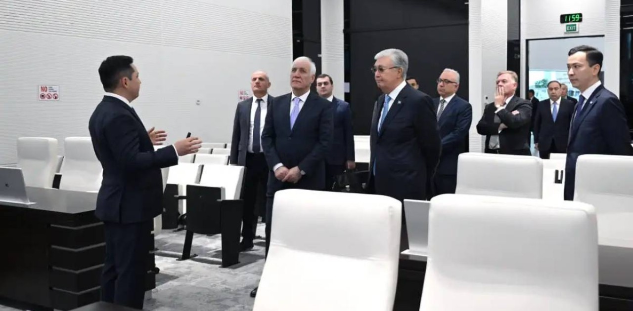 Қазақстан мен Армения президенттері «Астана» қаржы орталығында болды