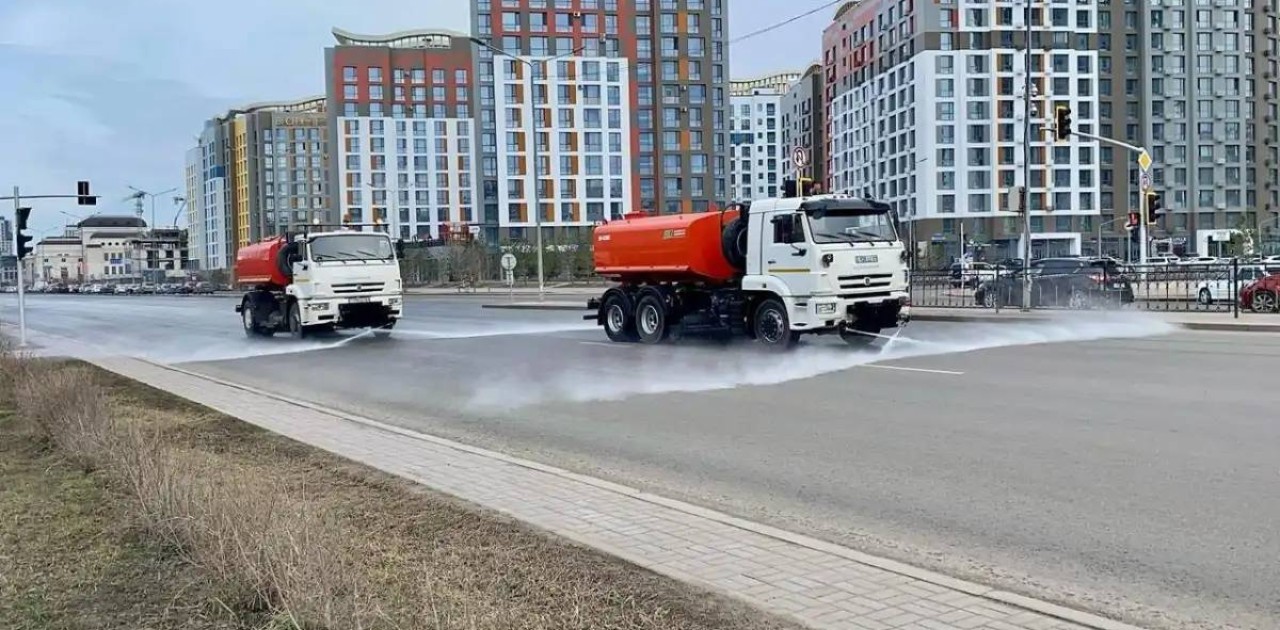 Астанада көктемгі тазалық жұмыстары жүріп жатыр