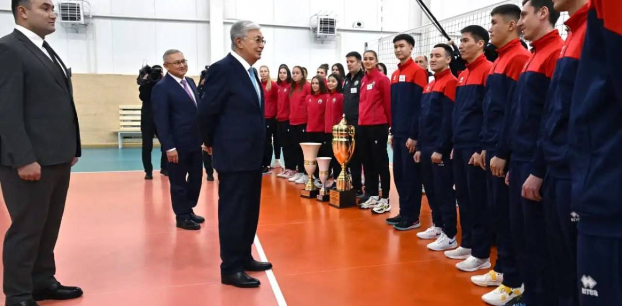 Мемлекет басшысы «Жетісу» волейбол клубының ішін  аралады