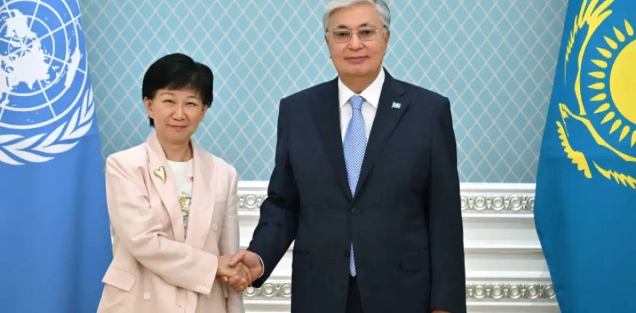 Президент БҰҰ Бас хатшысының орынбасары Изуми Накамицуды қабылдады