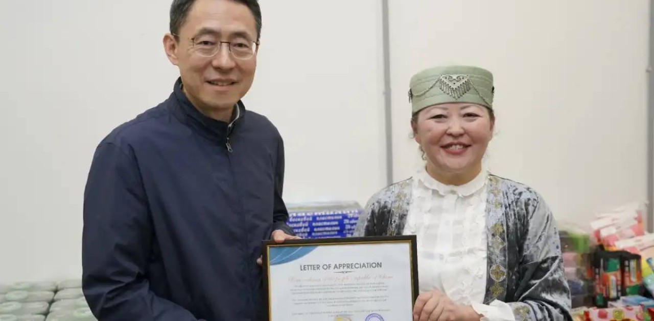 Қытай елшілігі қайырымдылық акциясын өткізді