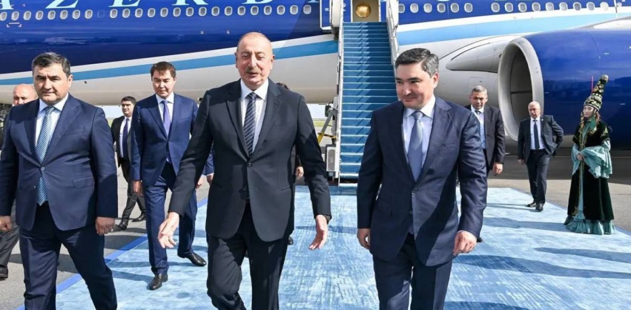Әзербайжан Президенті Ильхам Әлиев Астанаға келді