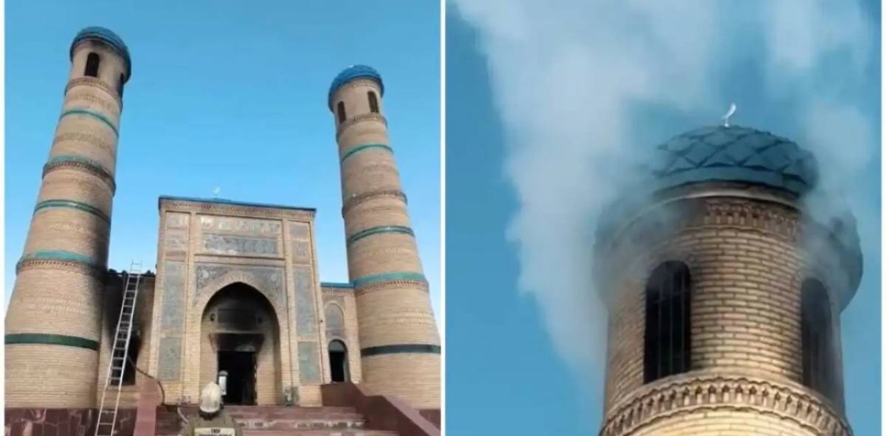 Алматы облысында мешіт өртенді