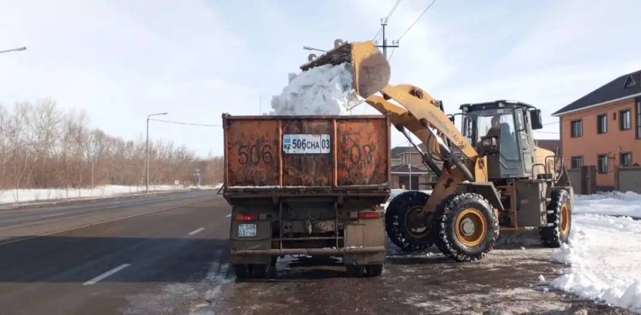 Елордадан қыс басталғалы 8 млн текше метрге жуық қар шығарылды