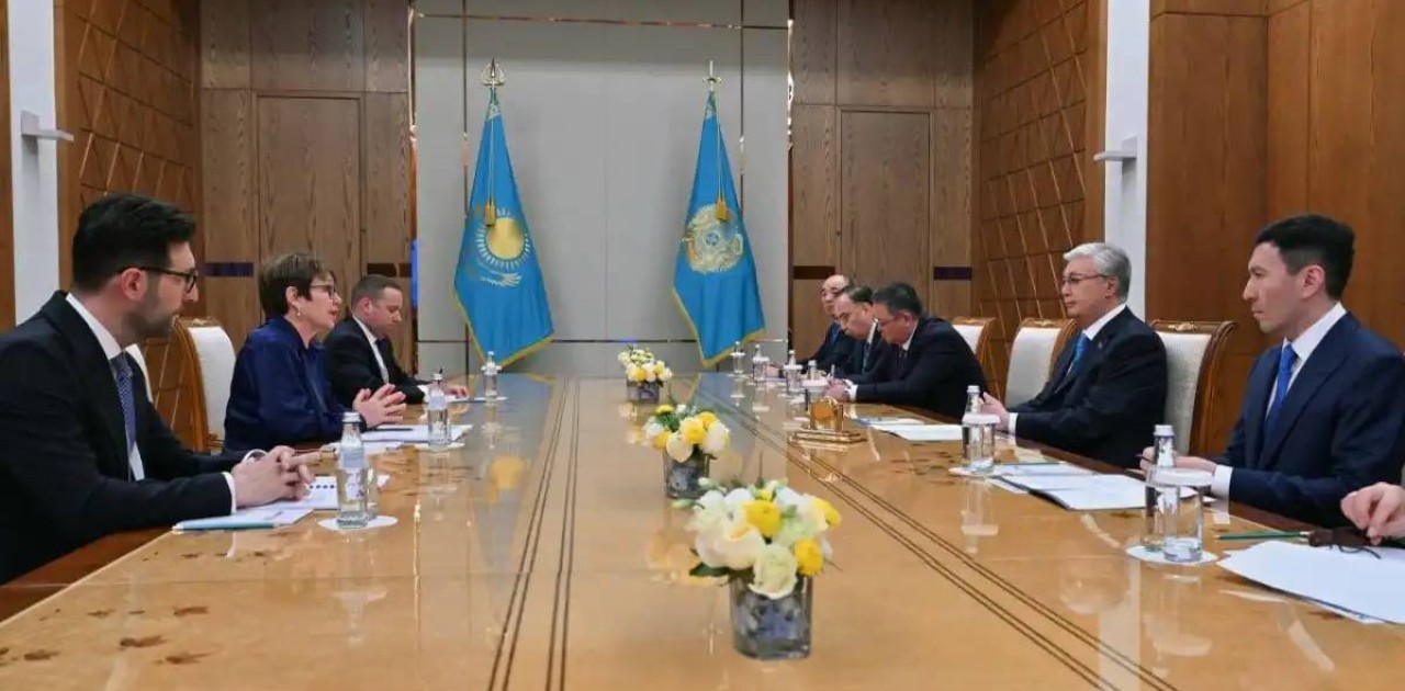 Президент Еуропалық қайта құру және даму банкінің президенті Одиль Рено-Бассомен кездесті