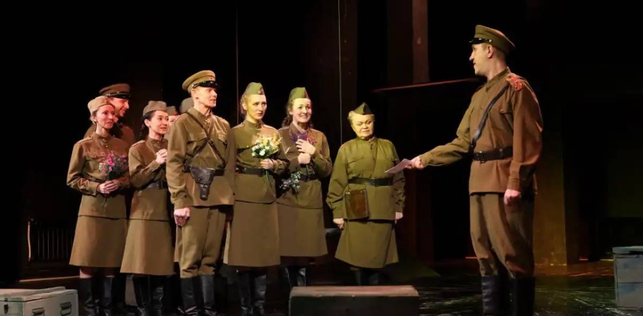 Астанада әскери қызметшілер спектакль қойды