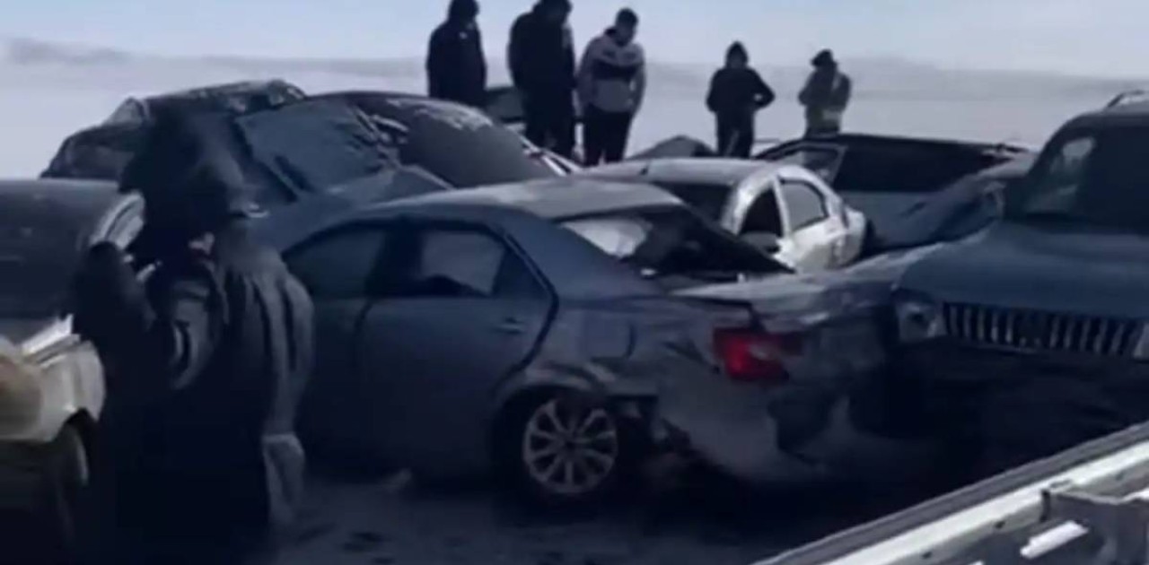 Қарағанды облысында 19 көліктің қатысуымен жол апаты болды