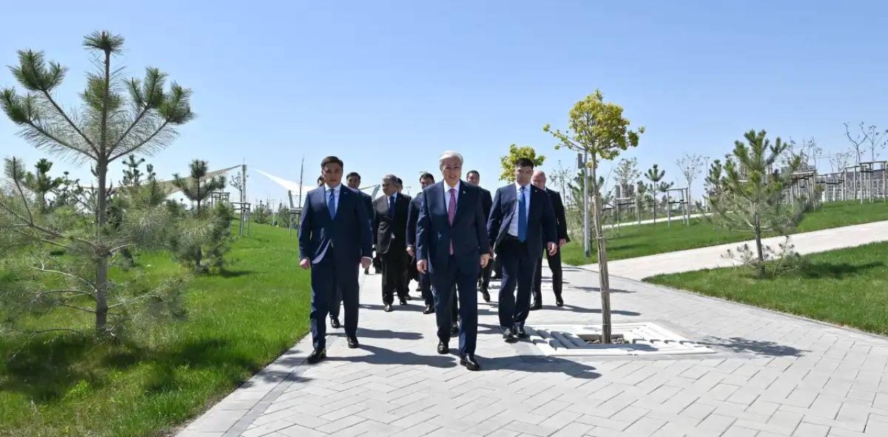 Мемлекет басшысы Shymkent City саябағын аралап көрді