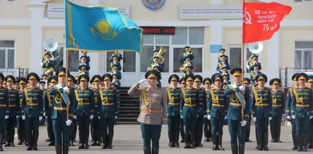 Ұлттық ұлан Жеңістің 80 жылдығын патриоттық акциямен атап өтті