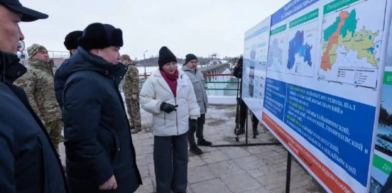 Олжас Бектенов Солтүстік Қазақстан облысының су тасқыны кезеңіне дайындығын тексерді