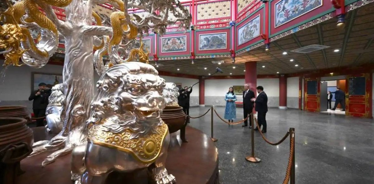 Президент Қасым-Жомарт Тоқаев Шыңғыс хан ұлттық музейіне барды