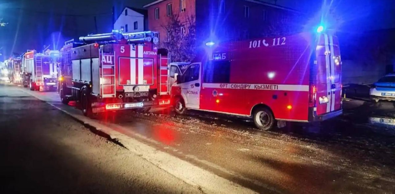 Елордалық құтқарушылар жатақханадағы өртті сөндірді