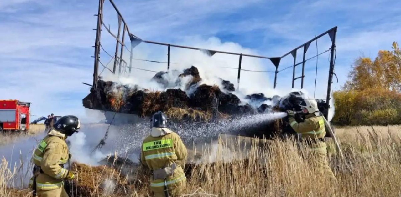 Ақмола облысының екі ауданында тұтанған шөп өрті сөндірілді
