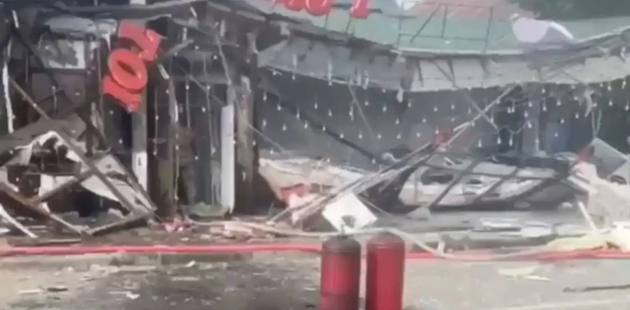 Елордада дәмханада болған жарылыстың видеосы пайда болды