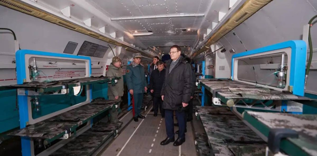 Сенаторлар Ұлттық ұлан авиабазасына қызметтік сапармен барды