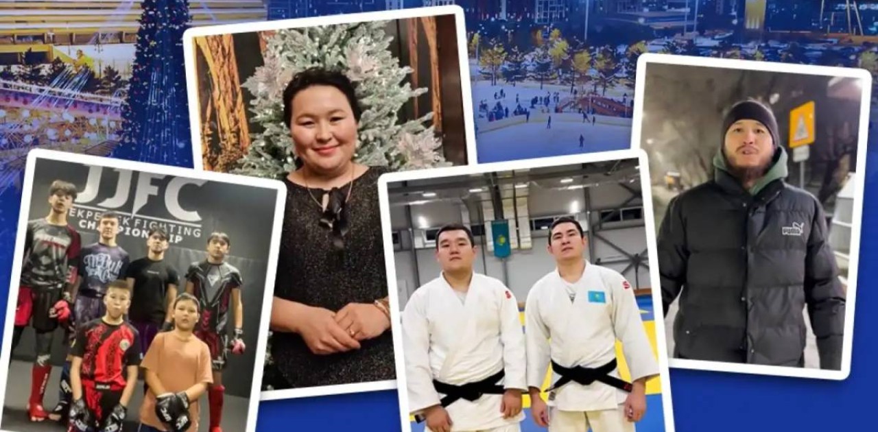 Астаналық спортшылар қазақстандықтарды Жаңа жылмен құттықтады