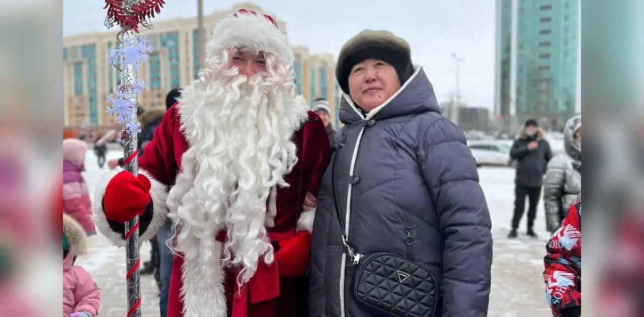 Елорданың «Нұра» ауданында жаңа жылға арналған мерекелік шара өтті