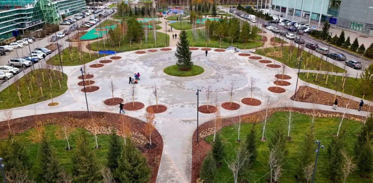 Елордада 170 қоғамдық кеңістік пен аула абаттандырылды