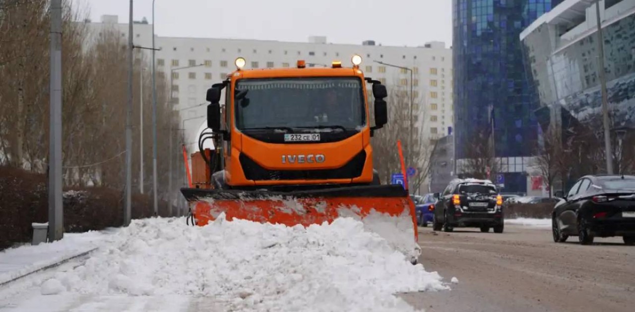 Елордадан қыс басталғалы миллион текше метрден астам қар шығарылды