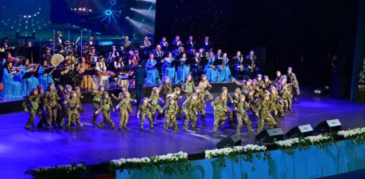 «Жас сарбаз» шығармашылық студиясы есептік концертін берді