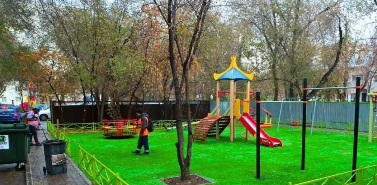 Биыл Сарыарқа ауданында 255 аула жаңартылды