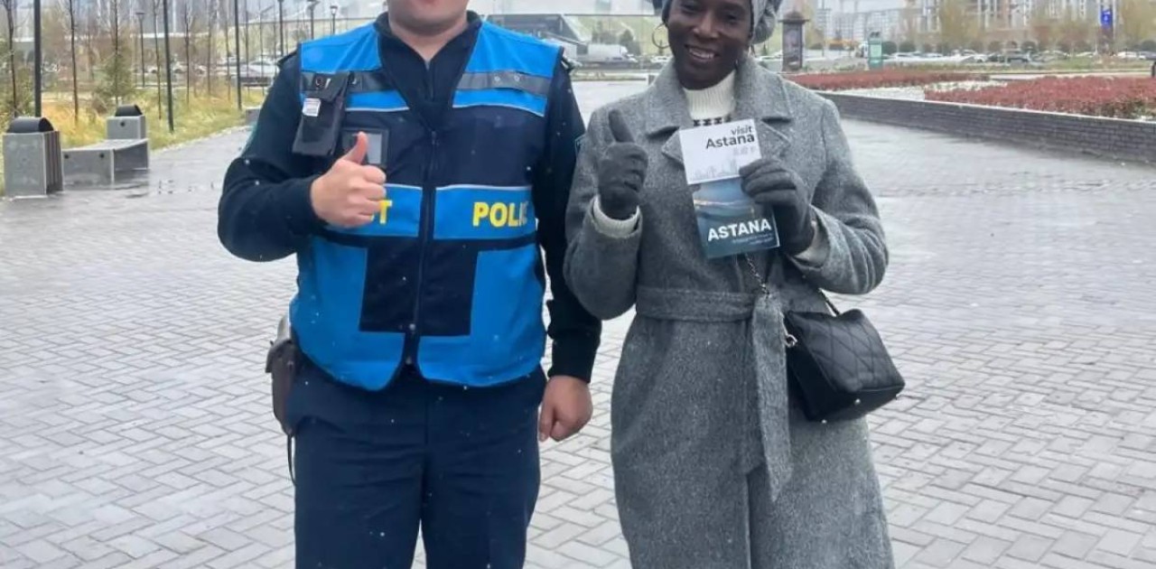 Елордалық полицейге шетел азаматы алғыс айтты