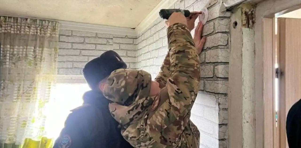 Елордада тұрғындардың үйлеріне өрт туралы ескерту датчиктері орнатылды