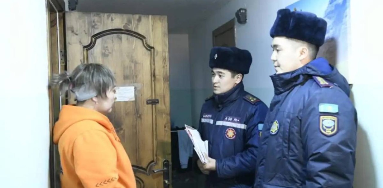 Байқоңыр ауданының жеке үйлерінде өртке қарсы датчиктер орнатылды