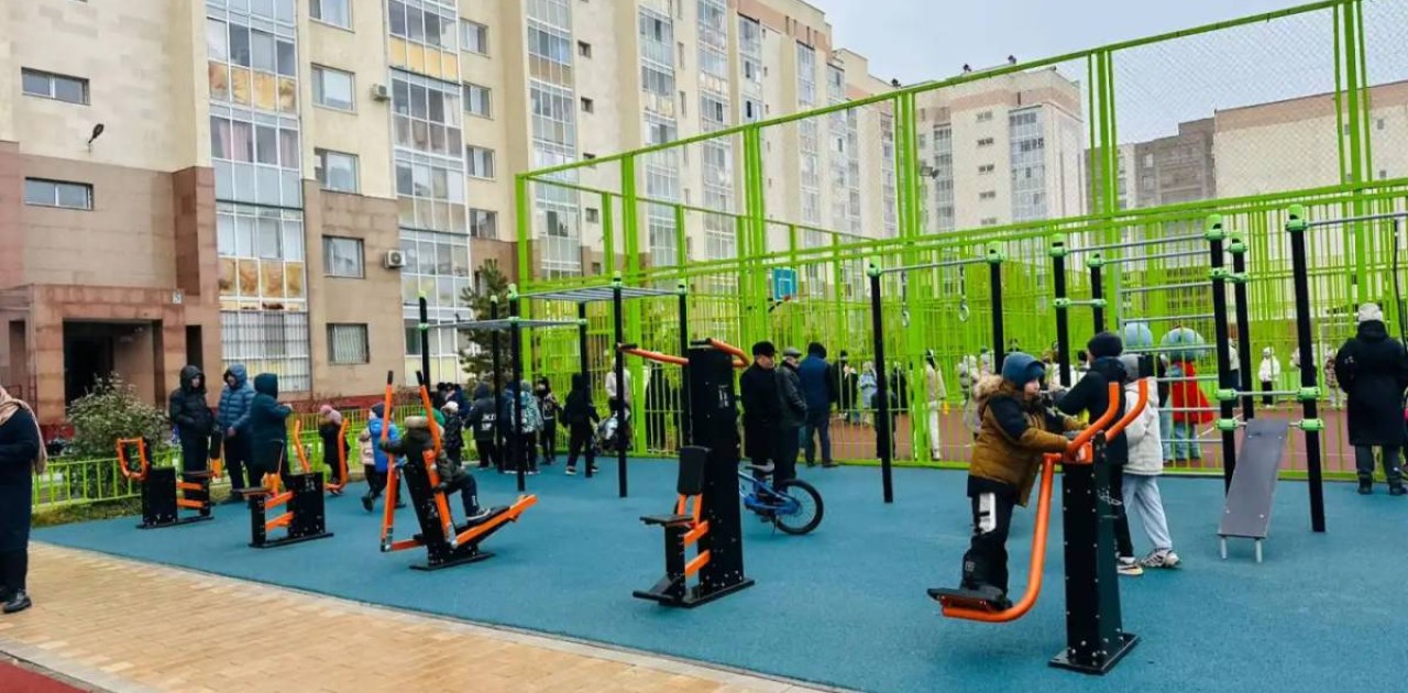 Нұра ауданында жаңа аула ашылды