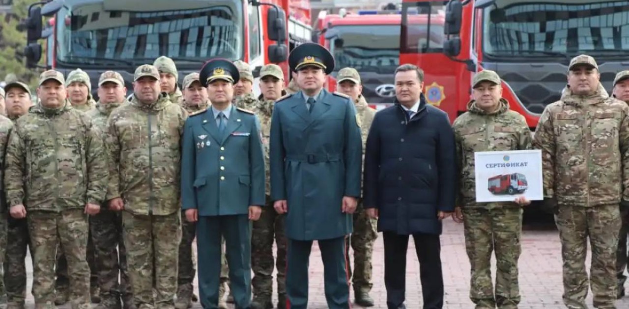 Елордалық ТЖД автопаркі заманауи өрт техникасымен толықтырылды