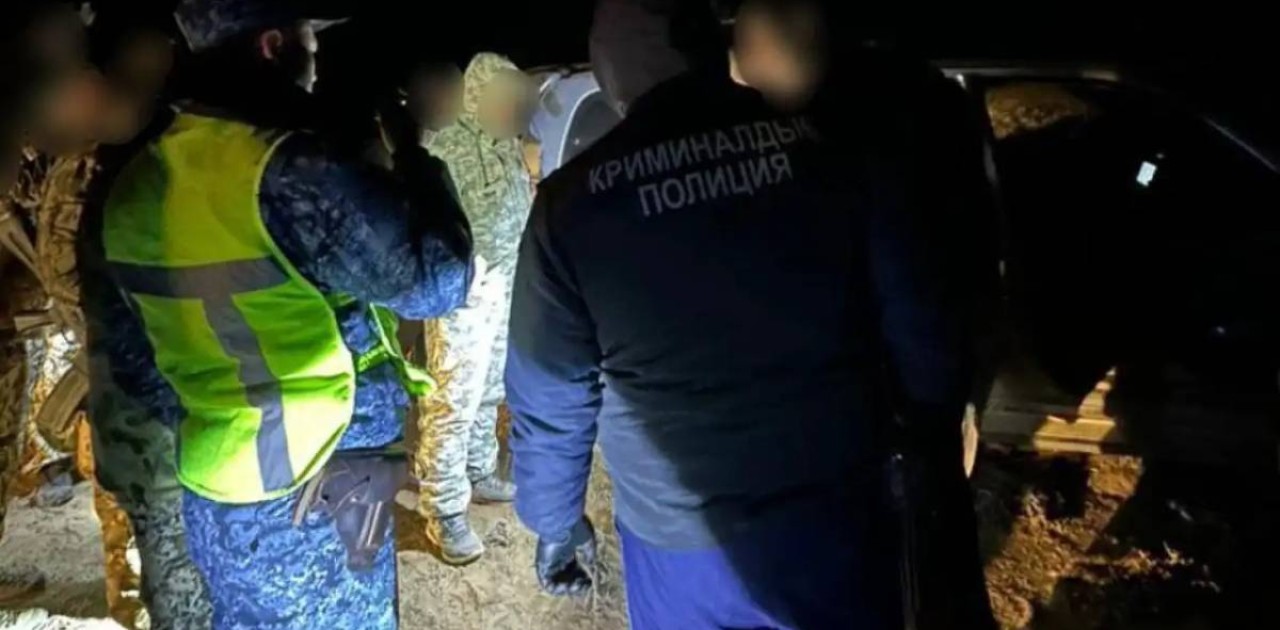 Түркістан облысында браконьерлерден 16 ақбөкеннің ұшасы мен қару-жарақ тәркіледі