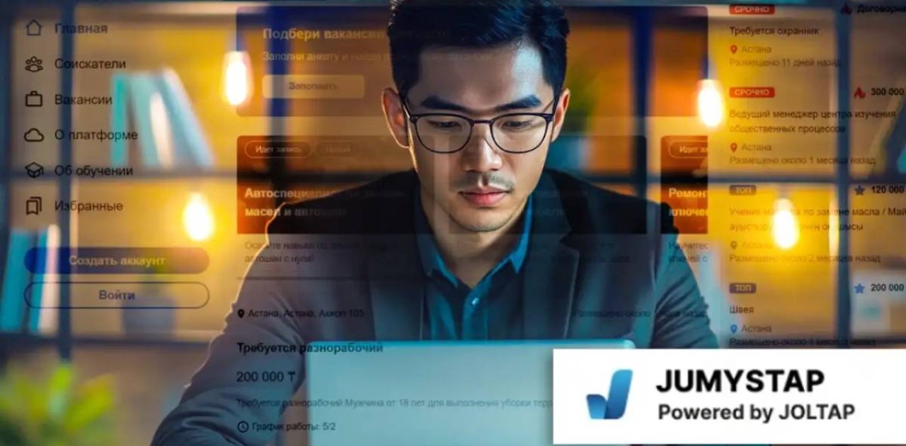 «JUMYSTAP.kz» сервистік платформасы қалай жұмыс істейді