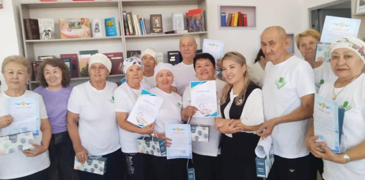 Елордада «Белсенді ұзақ өмір сүру орталығының» зейнеткерлеріне құрмет көрсетілді