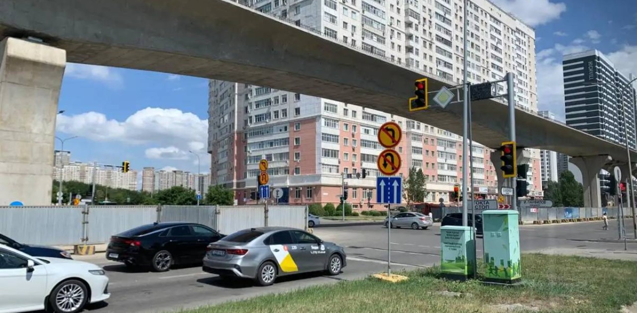 Елордада Төле би көшесіндегі жол учаскесі ашылды