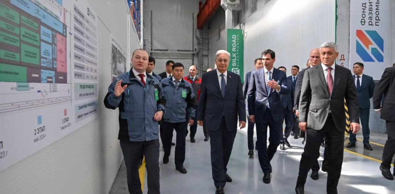 Президент тұрмыстық техника өндірісімен танысты
