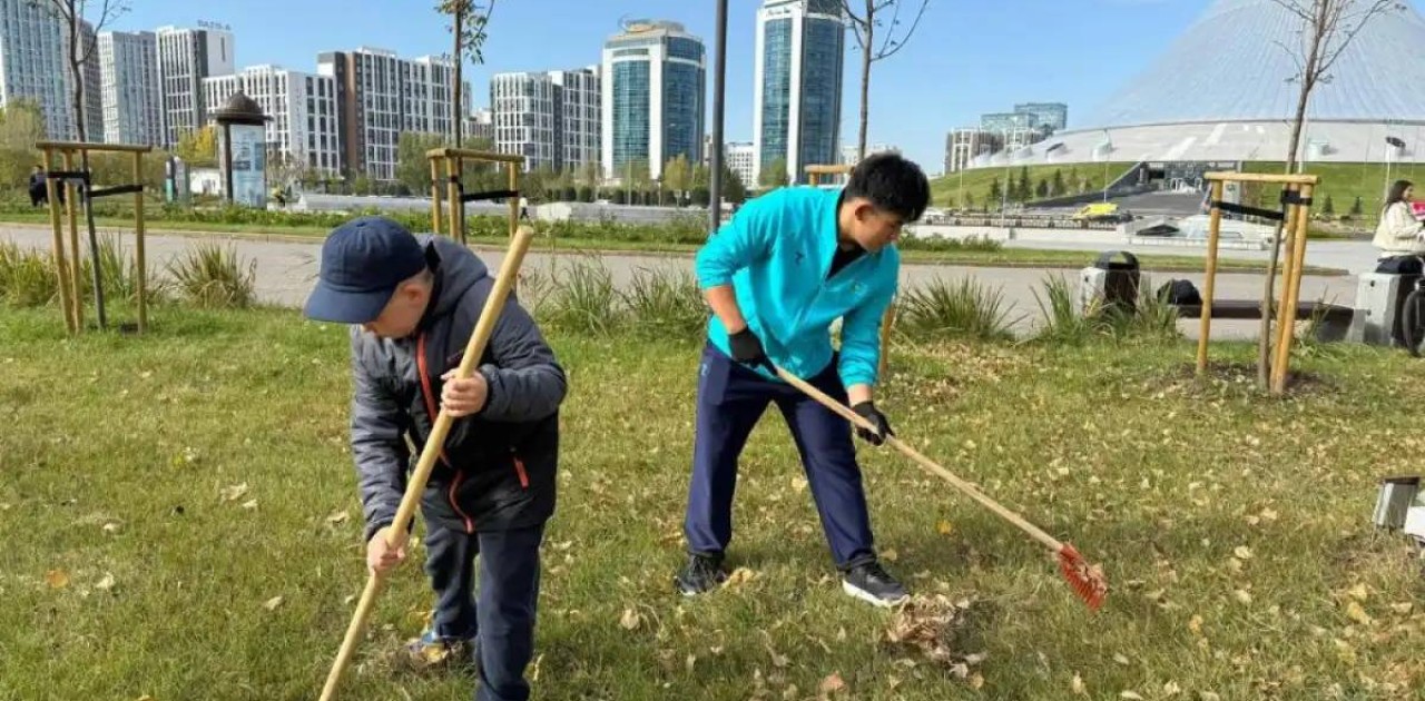 Астанада ауқымды жалпы қалалық сенбілік өтіп жатыр