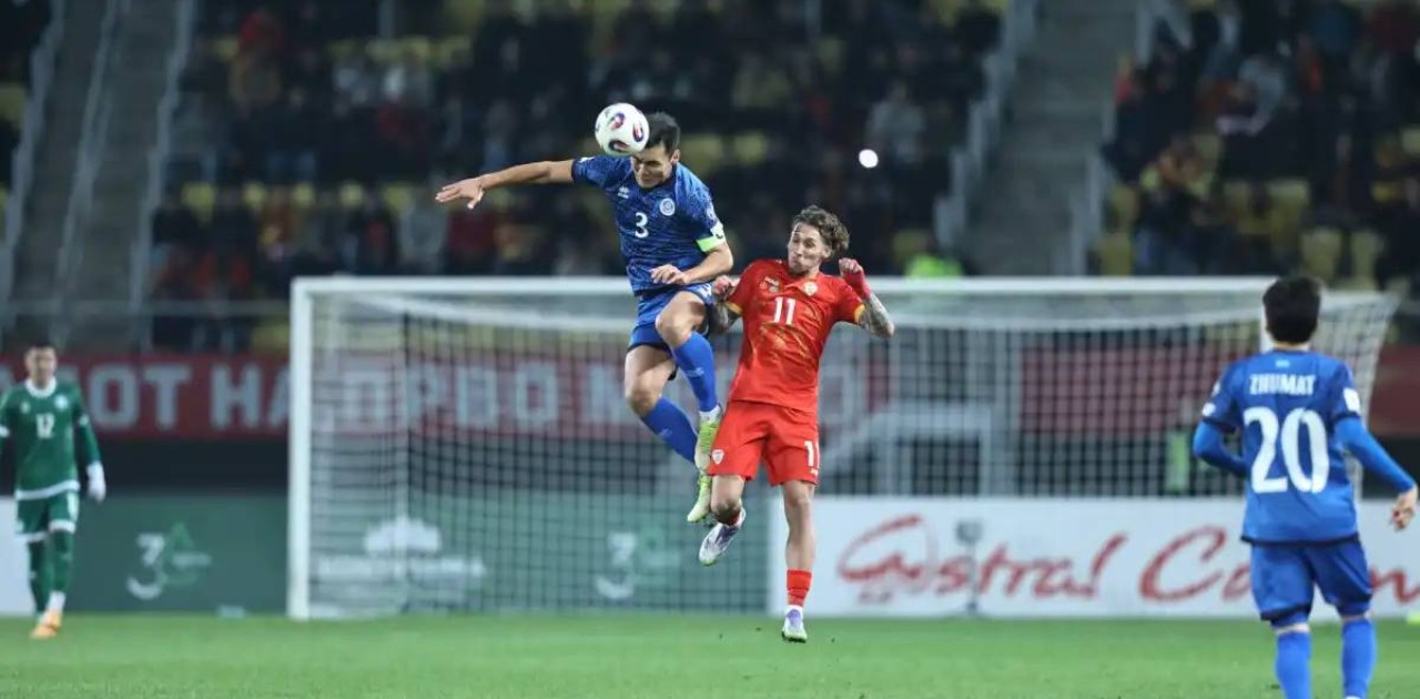 Қазақстан құрамасы сырт алаңда Солтүстік Македониямен тең ойнады