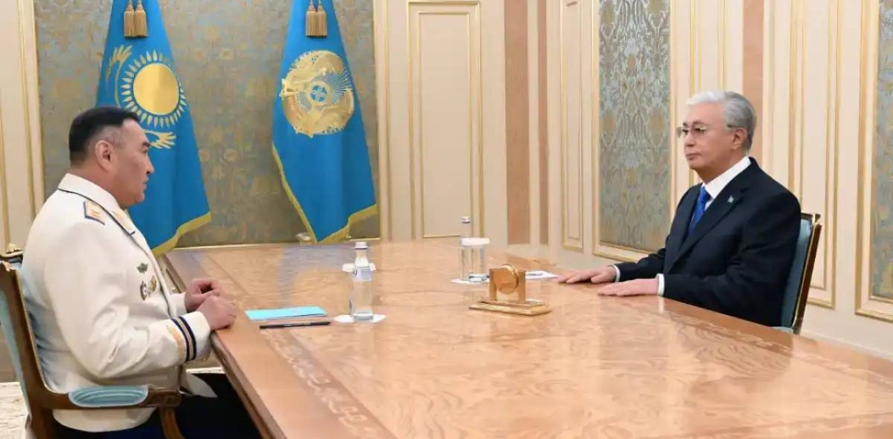 Мемлекет басшысы Ұлттық қауіпсіздік комитетінің төрағасы Ермек Сағымбаевты қабылдады