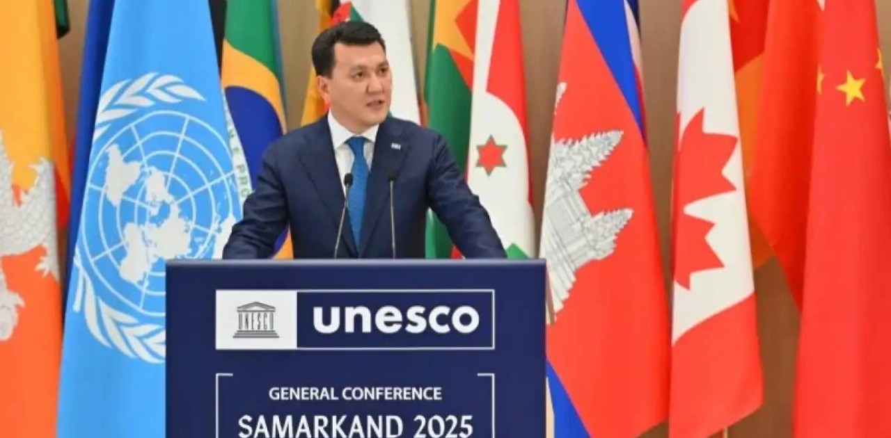 Ерлан Қарин ЮНЕСКО-ның Бас конференциясында Президенттің жаңа бастамалары туралы айтты