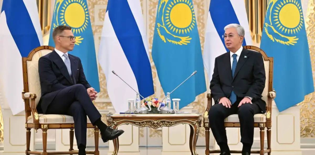 Қасым-Жомарт Тоқаев пен Александр Стубб Бірлескен мәлімдеме қабылдады