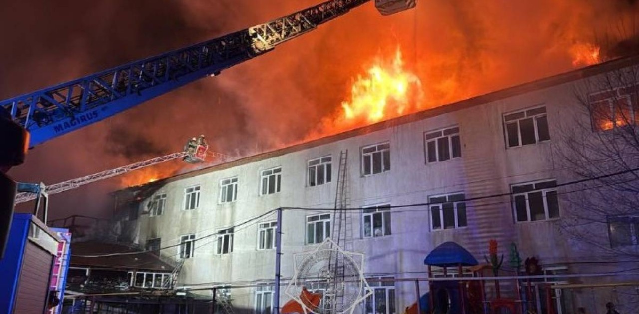 Алматыда балалар үйінің асханасы өртенді