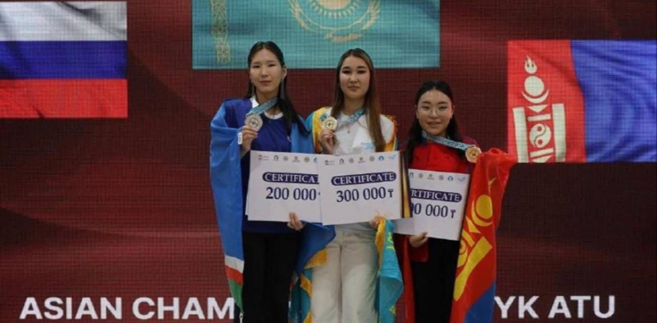 Астаналық арулар Азия чемпионатында жеңіс тұғырынан көрінді