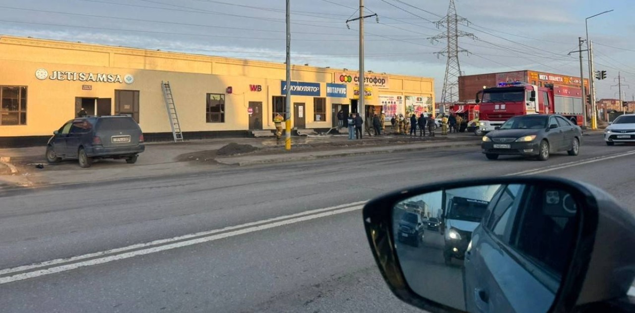 Қосшы қаласындағы ет дүкенінен өрт шықты