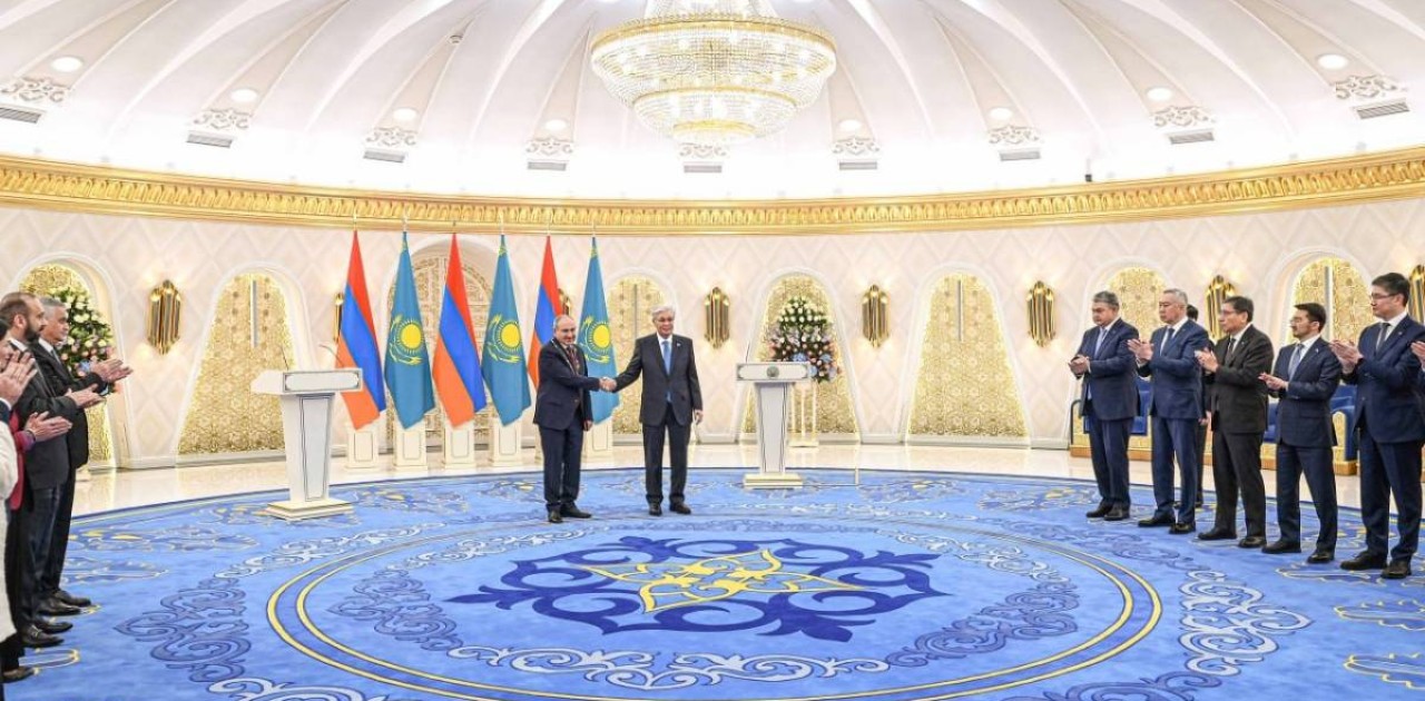 Мемлекет басшысы Армения Премьер-министрін «Алтын Қыран» орденімен марапаттады