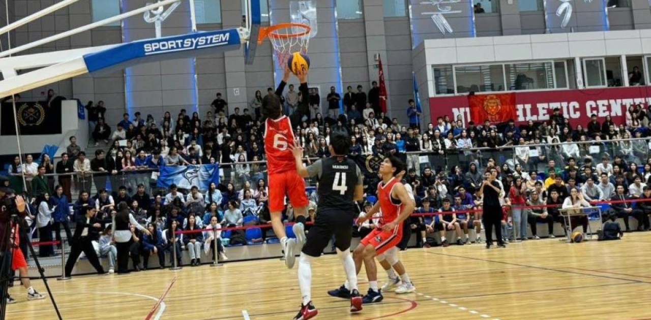 Esirtkisiz Elorda: Астанада студенттер арасында баскетболдан турнир өтті