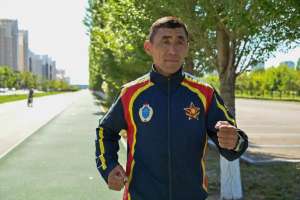 Елордалық әскери қызметші 600 шақырымдық супермарафонға дайындалып жатыр