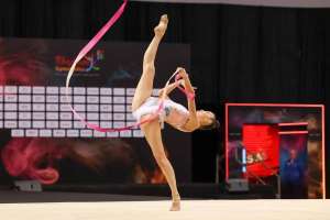 Көркем гимнастика: Астана спортшылары Қазақстан чемпионатында топ жарды