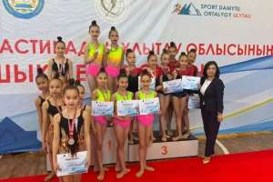 Астаналық гимнасшылар Ұлытауда өткен чемпионатта топ жарды