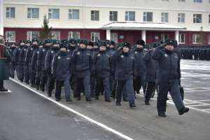 Астанада жас сарбаздар жауынгерлік қызметке кірісті